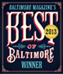 Brody Brother's Award for Being Voted Baltimore's Best by Baltimore Magazine