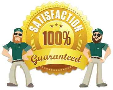 100% Guaranteed Satisfaction of Our Baltimore Pest Control with Our Home Protection Plan 100 percent satisfaction guarantee badge