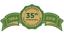 Brody Brothers Pest Control 35th Anniversary Badge